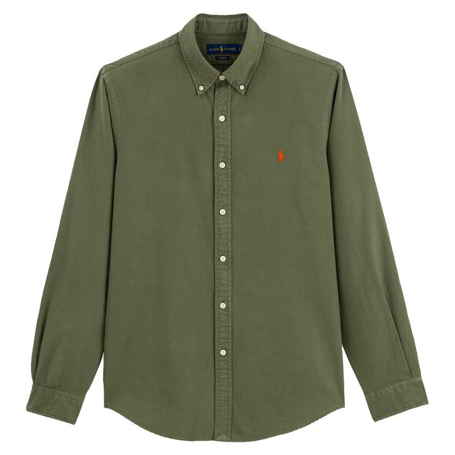 khaki oxford shirt