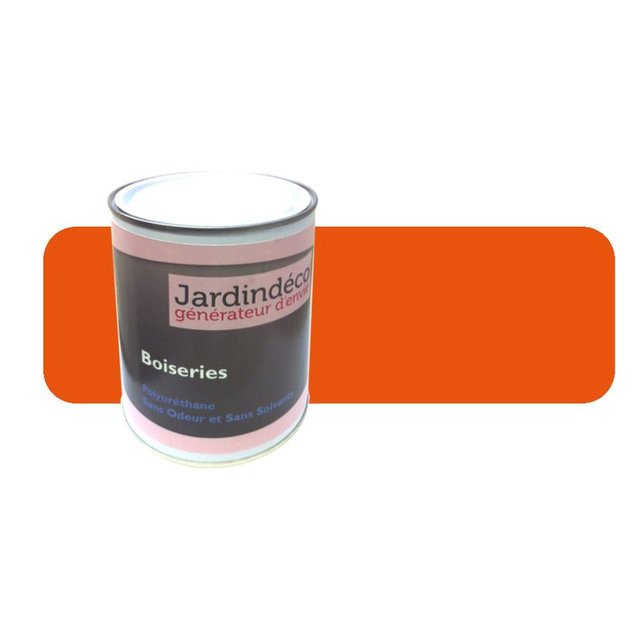 Peinture Orange Pur Pour Meuble En Bois Brut 1 Litre Bouchard
