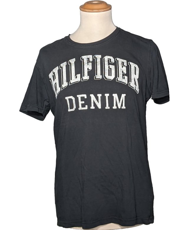 Mens black tommy hilfiger t shirt on sale