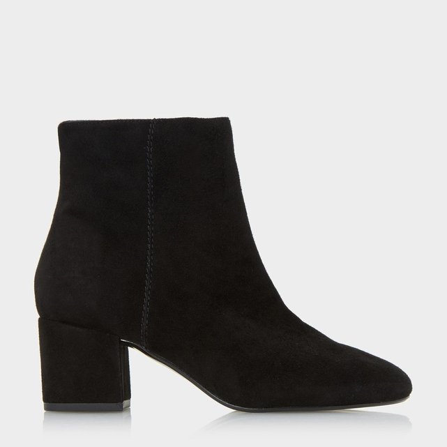 bottines à mi-talons carrés - olyvea dune london | la redoute