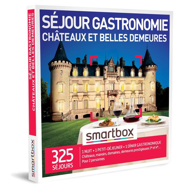 Coffret cadeau Wonderbox Nuit de rêve au château et belles demeures Edition 2025 - Coffret cadeau - Achat & prix