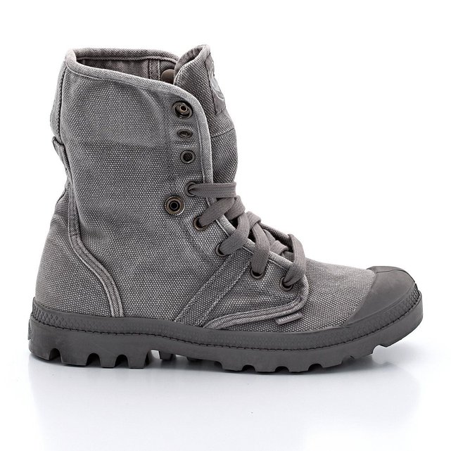 hautes Baskets toile à en PALLADIUM lacets q05qF