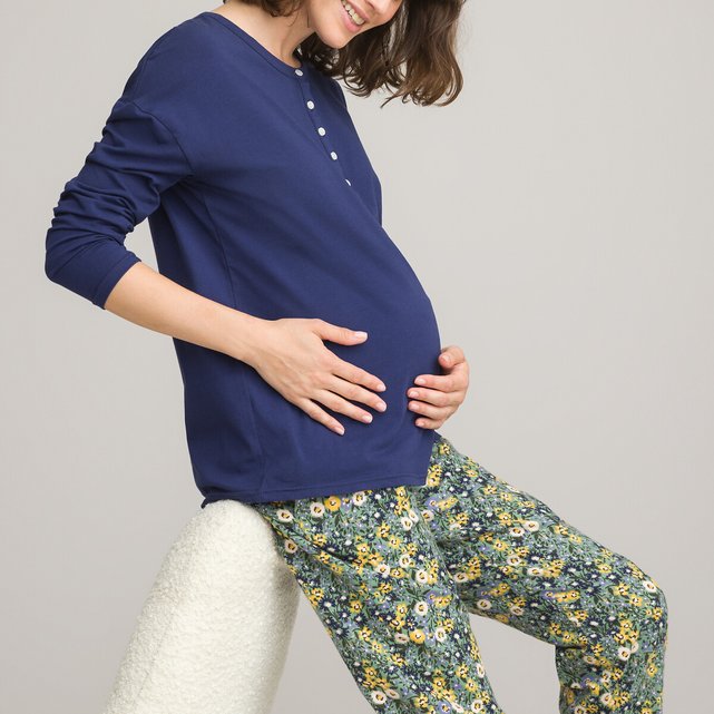 pigiama e yoga JoyariaPantaloni premaman lunghi da donna per gravidanza 