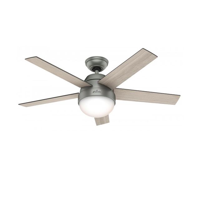  Ventilateur  de  plafond  stile 117cm argent chene  noyer 