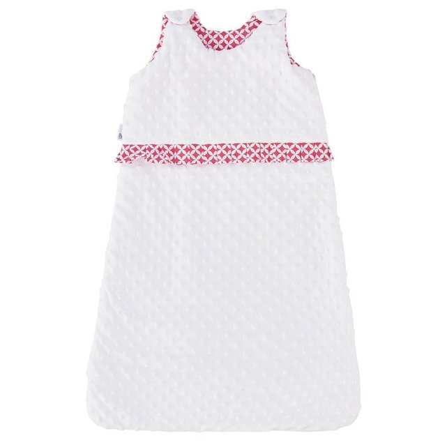 Gigoteuse turbulette bébé en minky doux - blanc Sevira ...