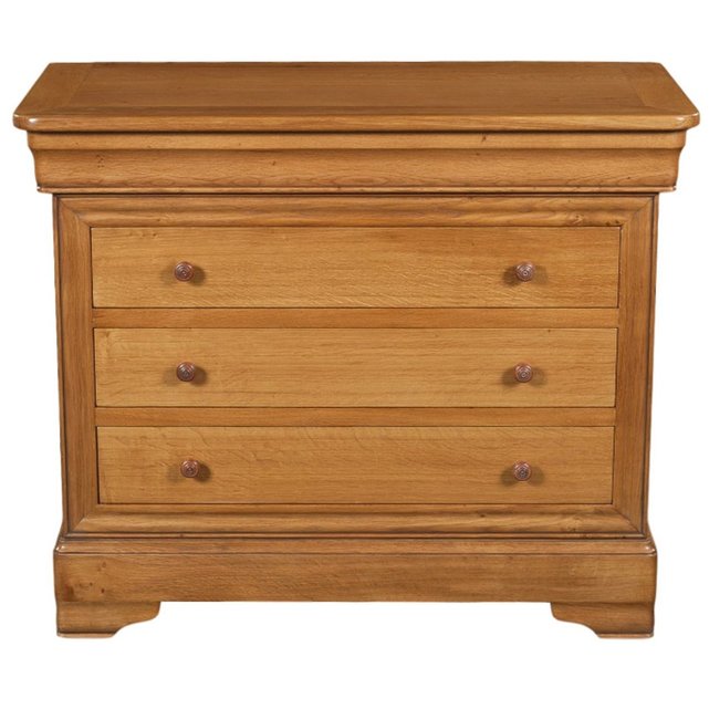 Commode 4 Tiroirs Chene Massif Teinte Canelle Gontier La Redoute
