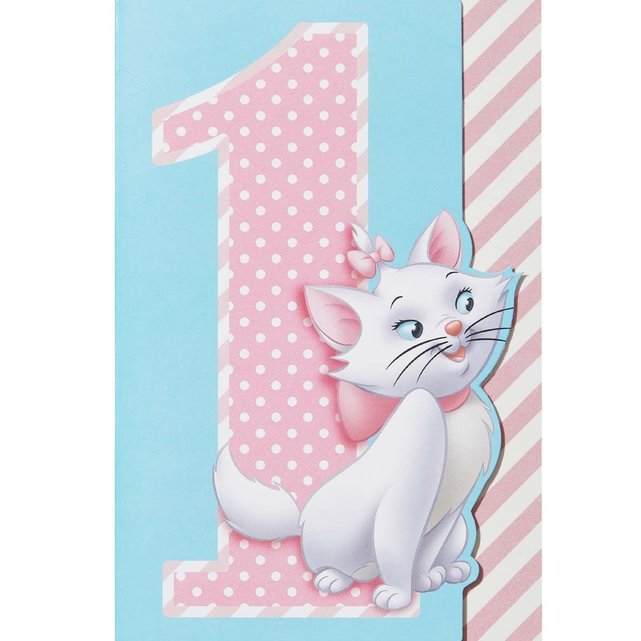 Carte Anniversaire 1 An Les Aristochats Multicolore Draeger La Carterie La Redoute