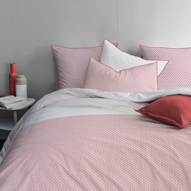 Parure De Lit 220x240cm MATT & ROSE Breizh - 100% Coton OEKO-TEX - Housse Couette + 2 Taies