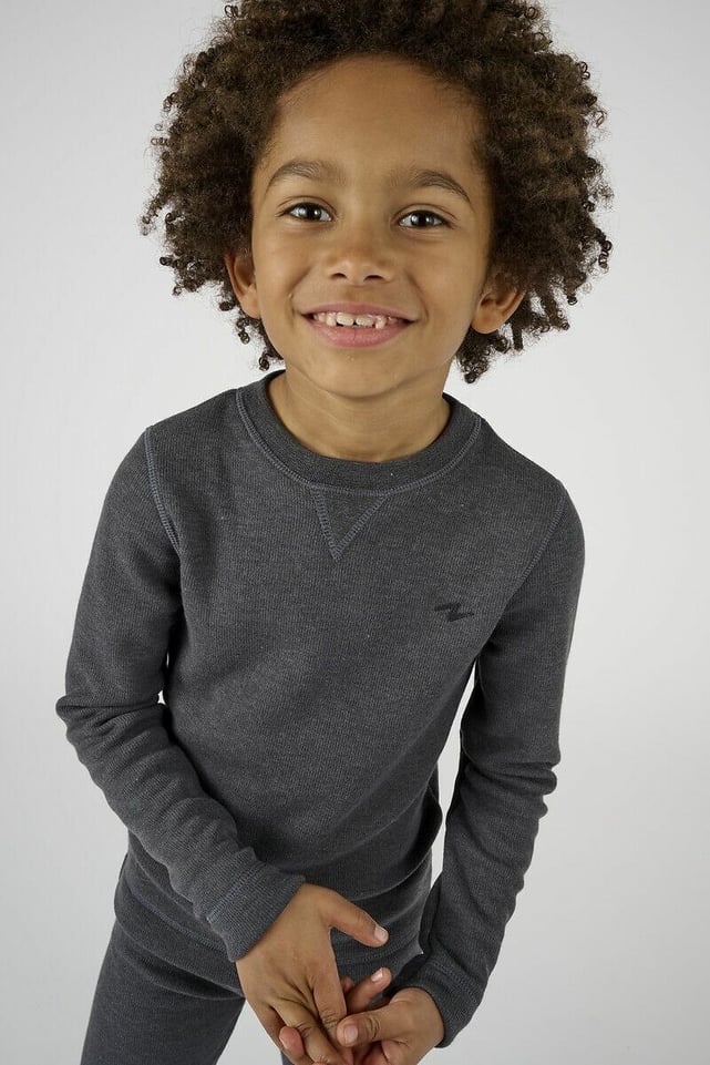 Thermolactyl grade 5 t-shirt with long sleeves, charcoal grey