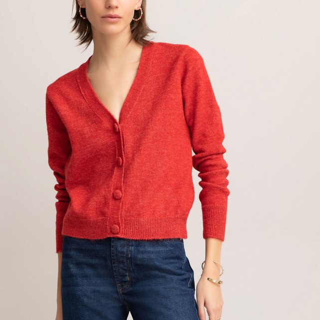 buttoned cardigan top