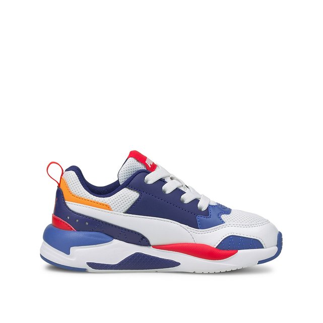 kids white puma trainers