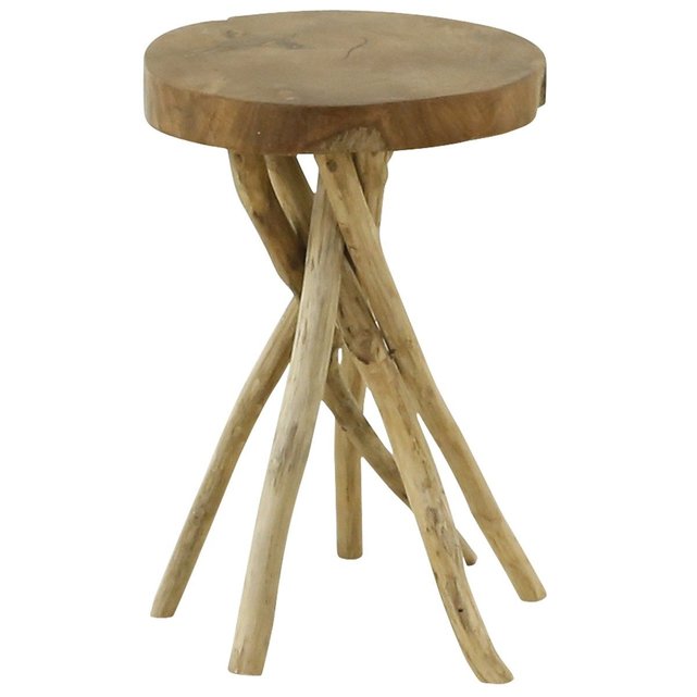 Tabouret en bois flotté noldor bois clair Couleurs Des ...