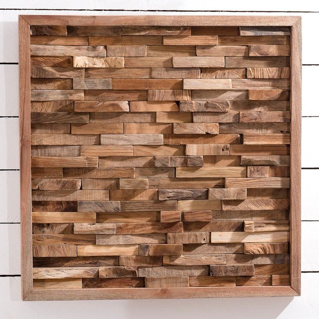 D Coration Murale En Teck Bois Flott Mod Le N X X Cm Polo Bois Naturel Pier Import La