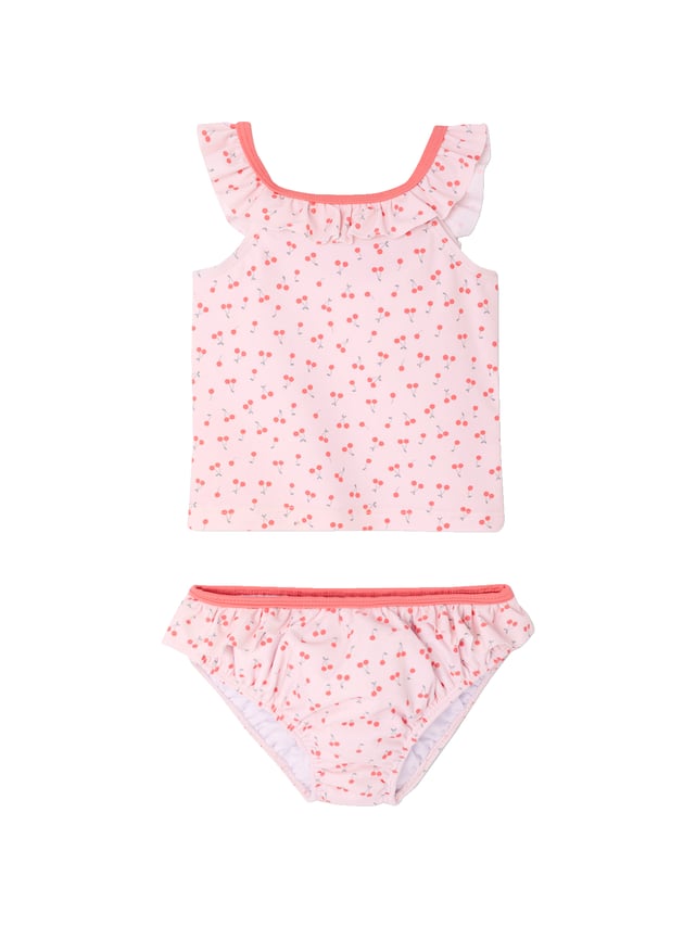 Maillot De Bain Bébé Fille Une Pièce Rash Guard Manches Longues UPF50+ Avec Chapeau