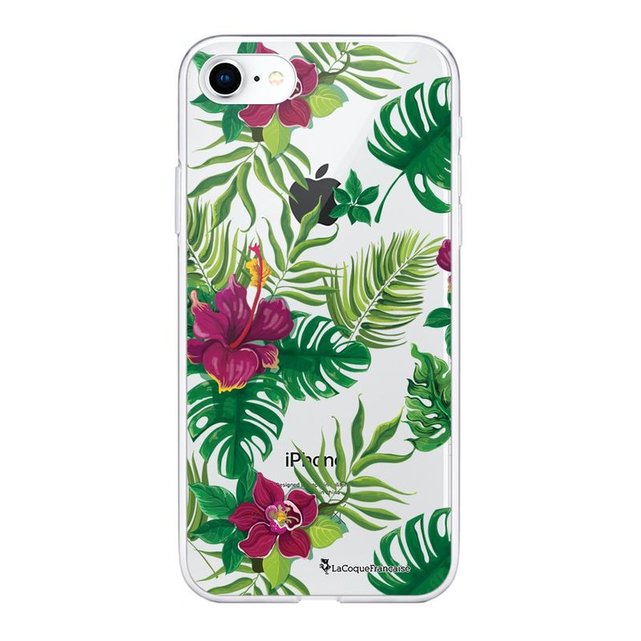 coque iphone 8 silicone tropicale