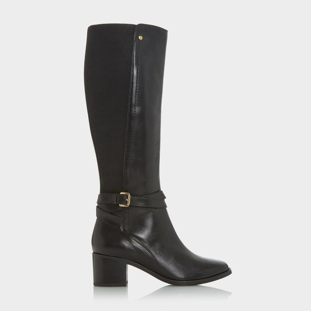 dune stretch knee high boots