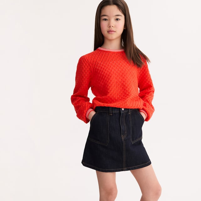 Pull-shirt F&F En Coton Ivoire - Taille 11-12 Ans, Manches Courtes, Col Rond, Occasion Très Bon état