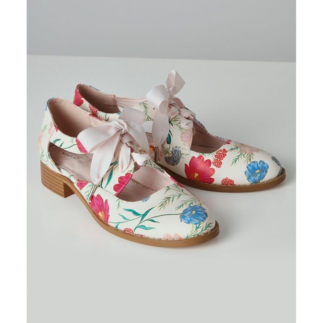 chaussures fleuries
