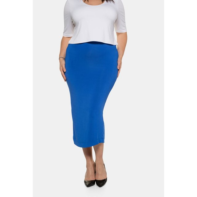 Jupe droite fluide clearance