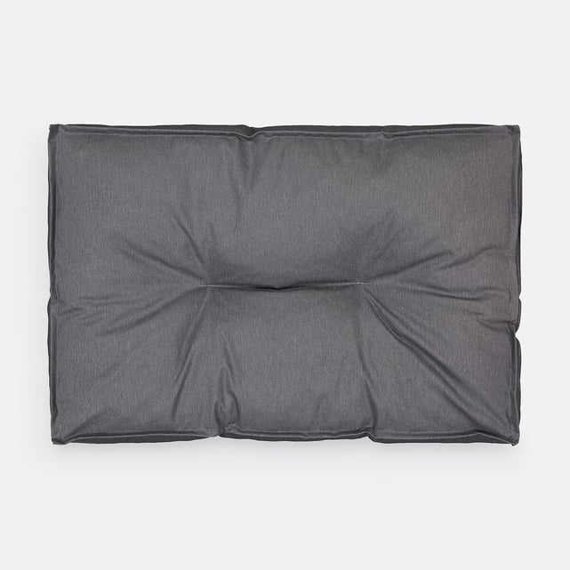 Set 3 Cuscini Per Pallet Da Giardino Outsunny - Grigio Carbone, Imbottitura Spessa, Poliestere Resistente