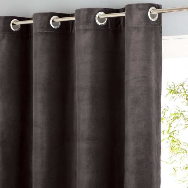 Teddy Sheer Velour Single Eyelet Curtain Teddy Sheer Velour Single Eyelet Curtain