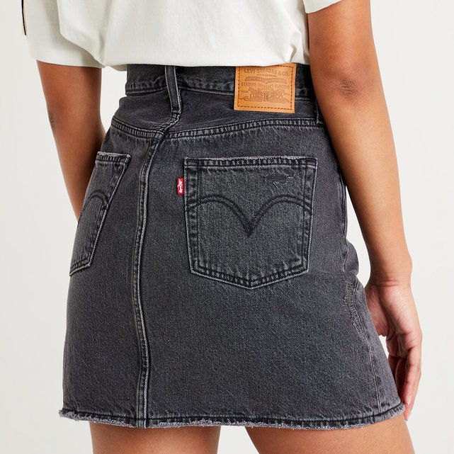 levis denim mini skirt