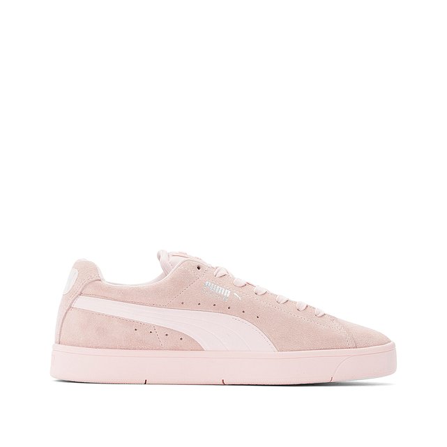 pink suede puma trainers