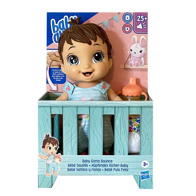 Baby Alive Bebe Sautille Poupee Cheveux Bruns Hasbro La Redoute