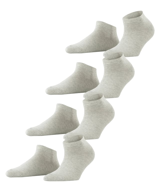 Lot De 2 Chaussettes Basses Esprit - Coton Bio, Taille 35-42 - Confortables, Sans Motif - Pour Femmes