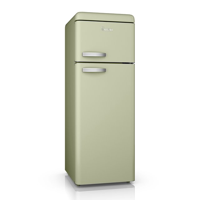 currys pink fridge freezer