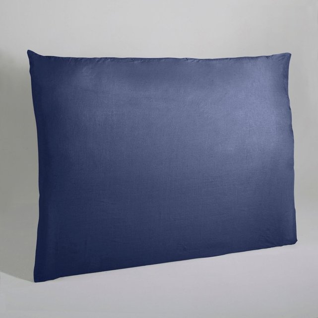 Housse de tête de lit lin lavé, mereson bleu indigo Am.Pm ...