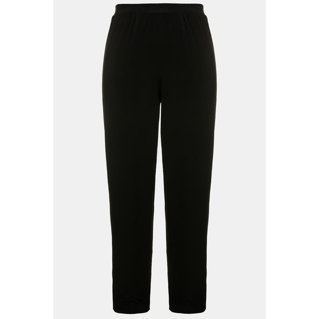 Pantalon Détente Noir Taille Élastiquée T M 38/40/42 - 100% Coton, Neuf Sans Étiquettes