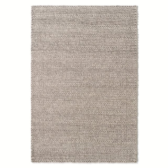 Teppich Diano Aus Reiner Wolle In Strick Optik La Redoute