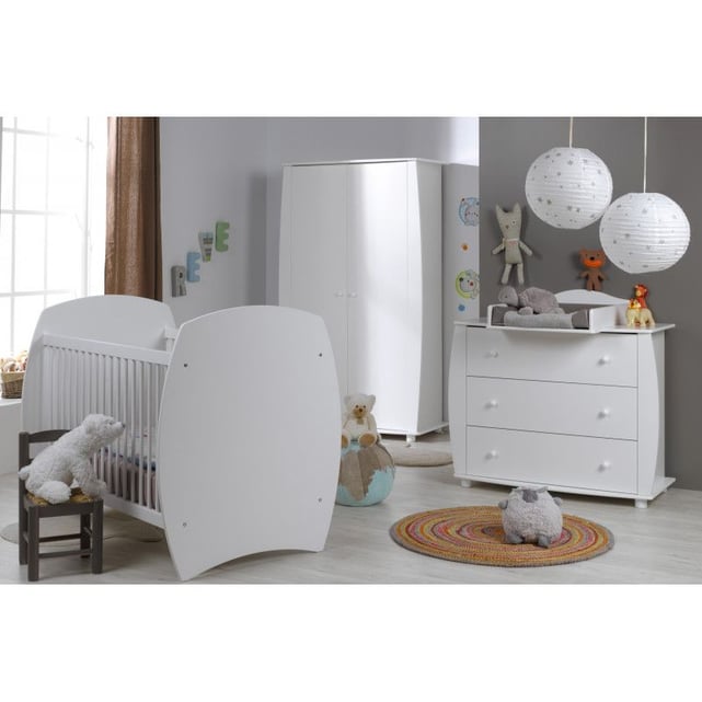 Chambre Bebe Essentielle Violette Basile Fabrication Francaise Blanc Alfred Et Compagnie La Redoute
