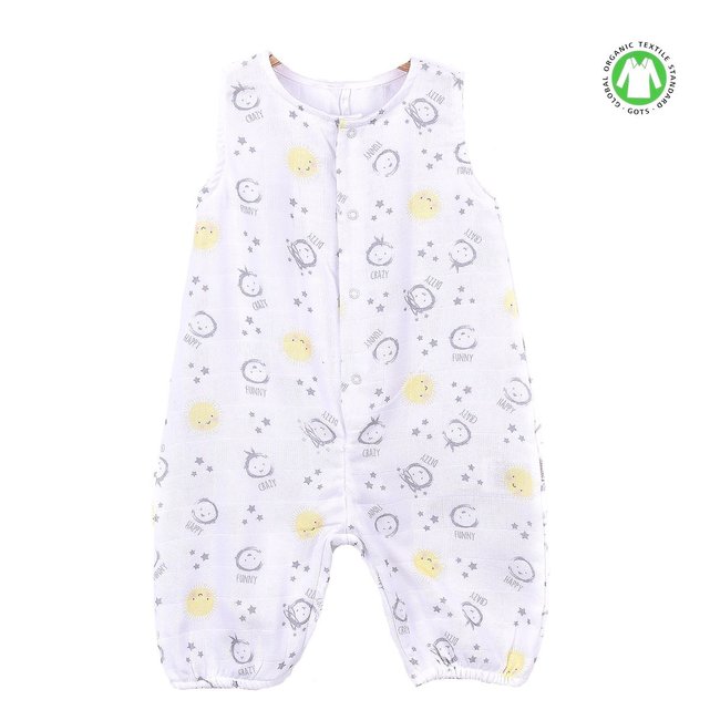 Collection Enfant Gigoteuse /à pieds en mousseline de coton biologique Sevira Kids