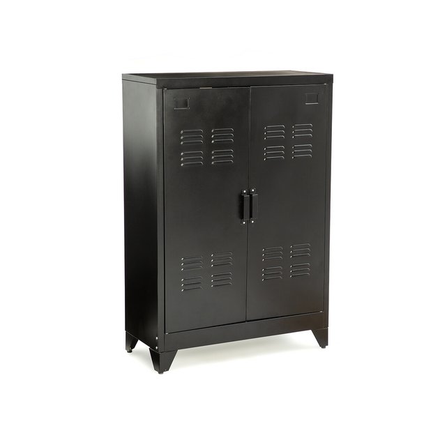 Armoire Basse 2 Portes En Metal Hiba La Redoute Interieurs La Redoute