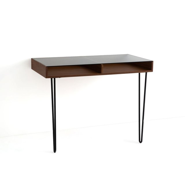 Bureau Console Vintage Watford Noyer Noir La Redoute Interieurs La Redoute