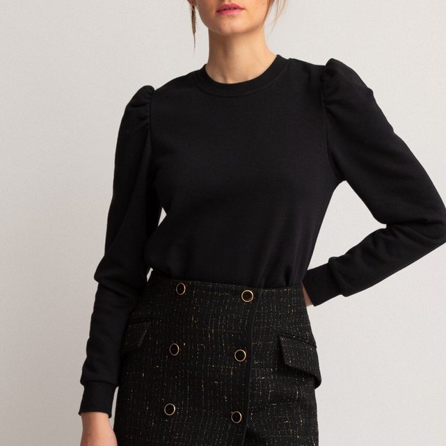 Sweat com ombros tufados  LA REDOUTE COLLECTIONS image 0