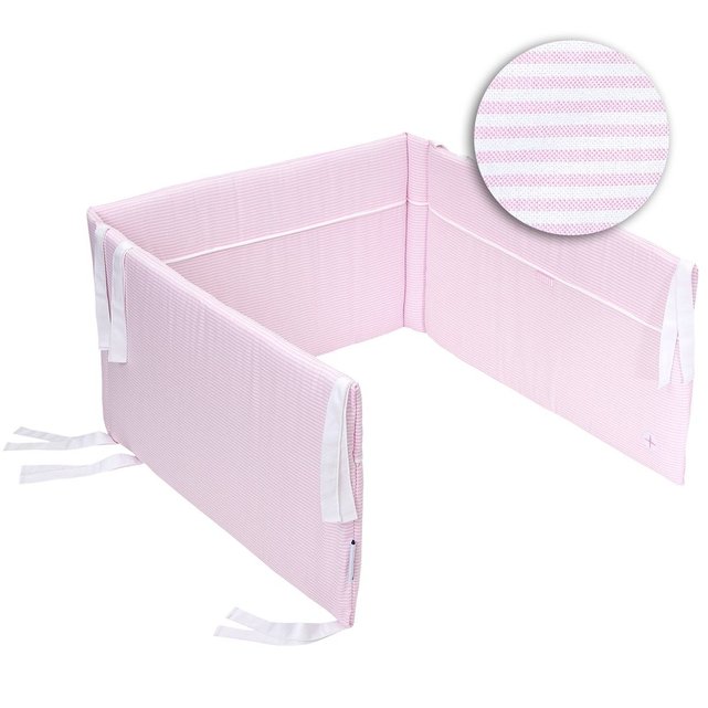 Tour De Lit Bebe Stable Pour Taille 140x70 Cm Et 1x60 Cm Rose Nordic Coast La Redoute