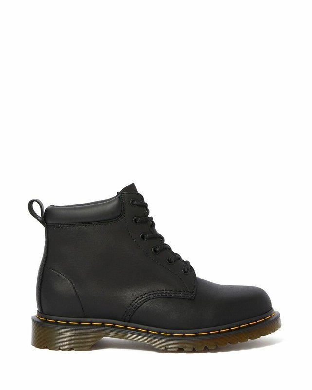 939 ben boots in greasy leather black Dr. Martens La Redoute