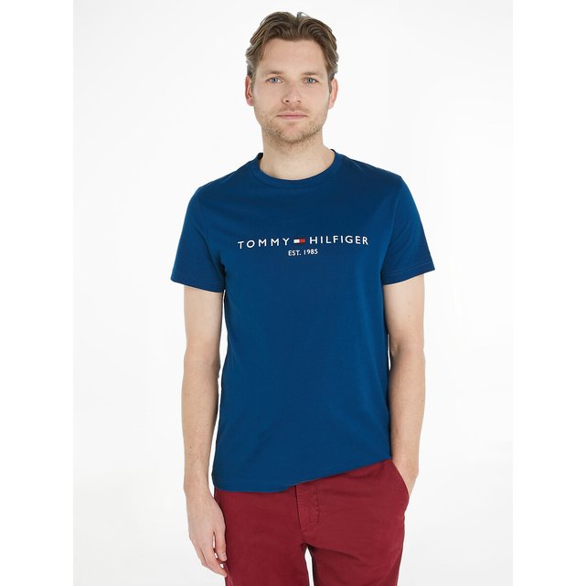 T-shirt mit logo-stitching, regular-fit Tommy Hilfiger | La Redoute