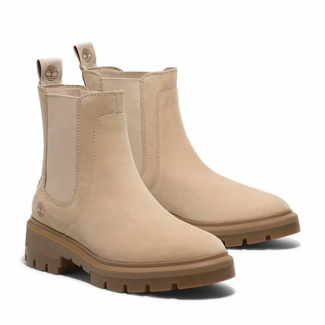 Chelsea beige boots best sale