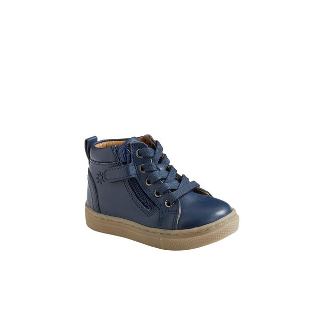 bottines cuir a lacets