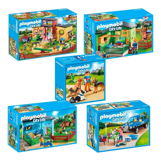 Set city life soins des animaux 5 boîtes Playmobil | La ...