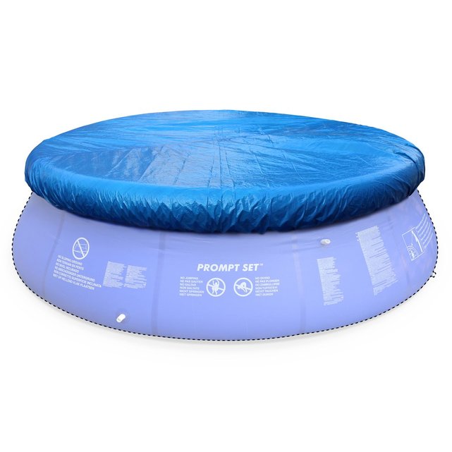 Bache De Protection Bleue O380cm Pour Piscine Ronde Hors Sol O360cm Housse Cou Alice S Garden La Redoute