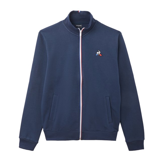 Zipped Jacket With Collar Navy Blue Le Coq Sportif La Redoute