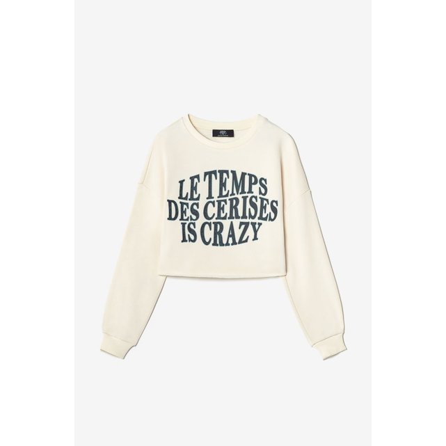 Sweat le temps top des cerises fille
