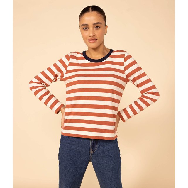 T shirt femme manches longues PETIT BATEAU La Redoute