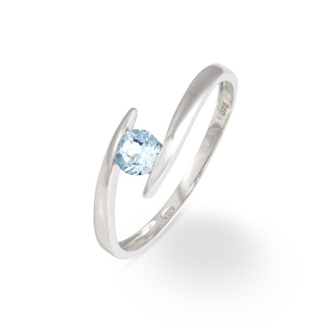 Histoire D Or Bague Or Blanc Tiphaine Topaze Acheter Accessoires