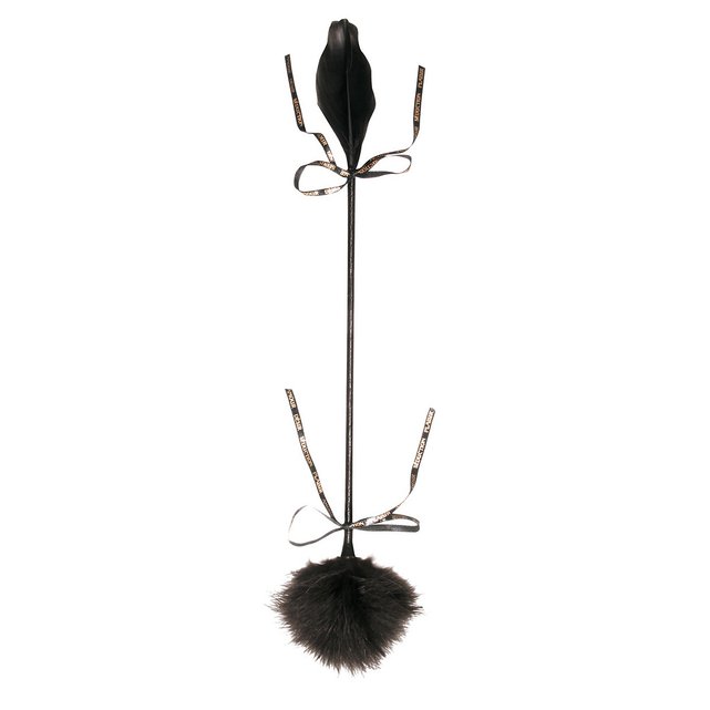 black feather duster